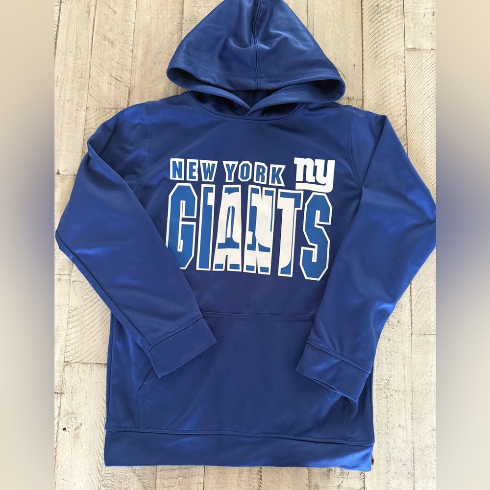 NFL New York Giants Youth NFL Hooded Sweatshirt Size M (8/10)